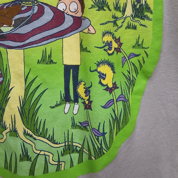 Grey Ricky and Morty size mens medium short sleeve crew neck t shirt - Picture 10 of 13